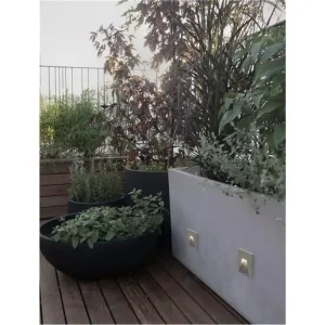 Nejlepší Cena Venkovní zapuštěné svítidlo do zdi FINLO šedý beton IP65 bez světelného zdroje - NOVA LUCE