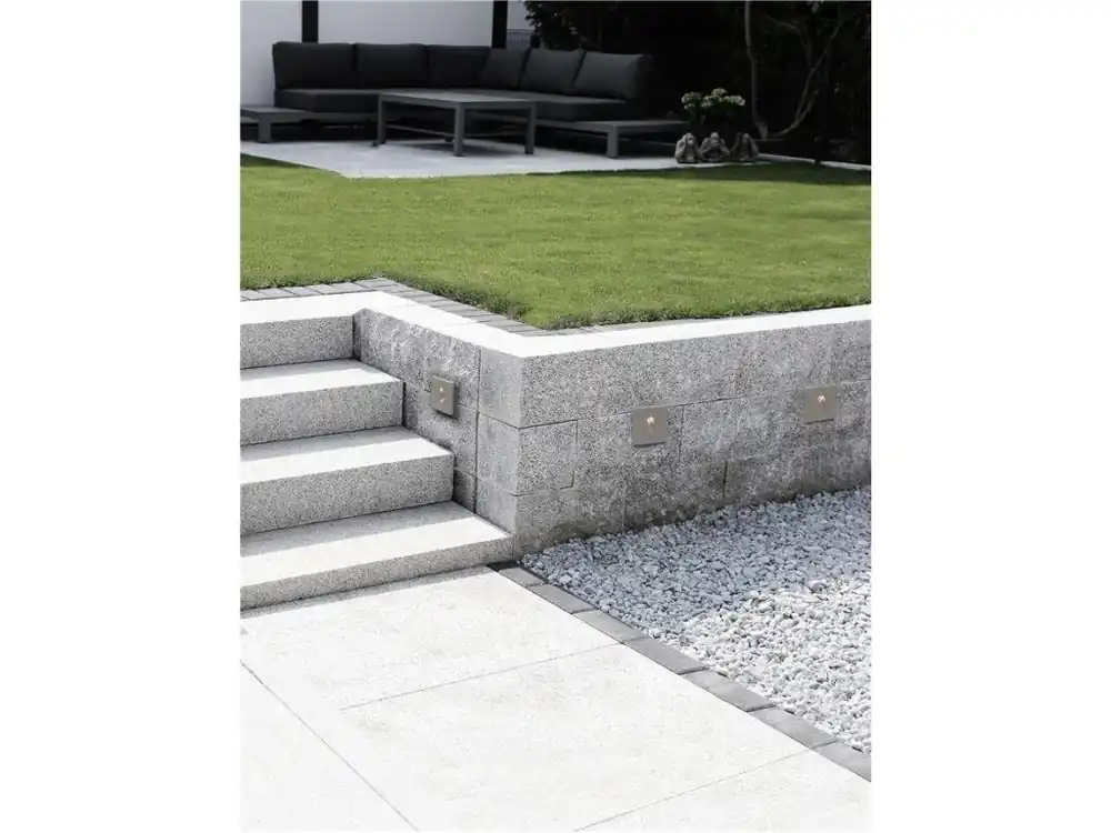 Venkovní zapuštěné svítidlo do zdi FINLO šedý beton IP65 bez světelného zdroje - NOVA LUCE Nejlepší Volba