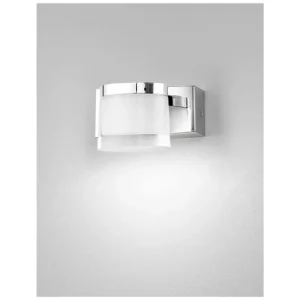 Nástěnné svítidlo SABIA chrom hliník a akryl LED 5W 220-240V 3000K IP44 - NOVA LUCE Hit Sezóny