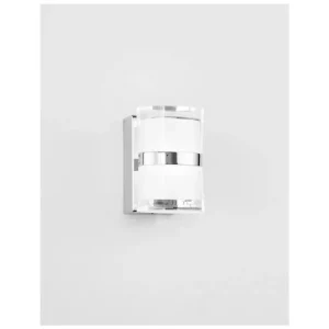 Přímo Od Výrobce Nástěnné svítidlo SABIA chrom hliník a akryl LED 10W 220-240V 3000K IP44 - NOVA LUCE