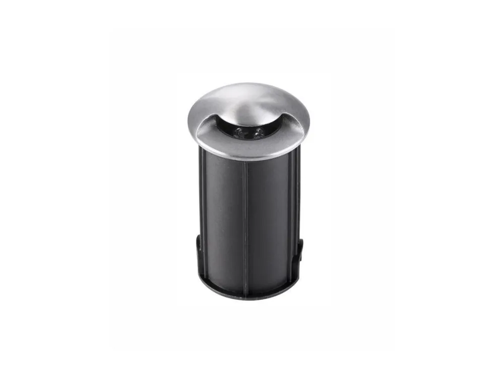 Venkovní zapuštěné svítidlo do země BANG nikl satén hliník LED 1W 3000K IP67 100-240V 42st. vč. driveru - NOVA LUCE Must-Have