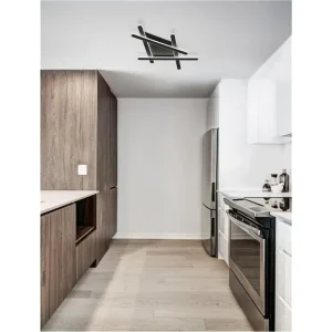 Stropní svítidlo WILLOW černá ocel a akryl Dx78.3x50x5.6cm LED 60W stmívatelné - NOVA LUCE Hit Sezóny