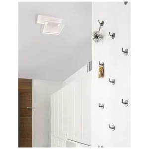 Stropní svítidlo PORTO bílá ocel hliník a akryl LED 30W 230V 3000K IP20 stmívatelné - NOVA LUCE Horká Nabídka