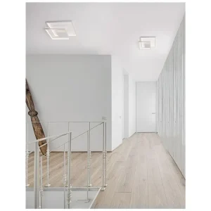 Akční Nabídka Stropní svítidlo PORTO bílá ocel hliník a akryl LED 30W 230V 3000K IP20 stmívatelné - NOVA LUCE