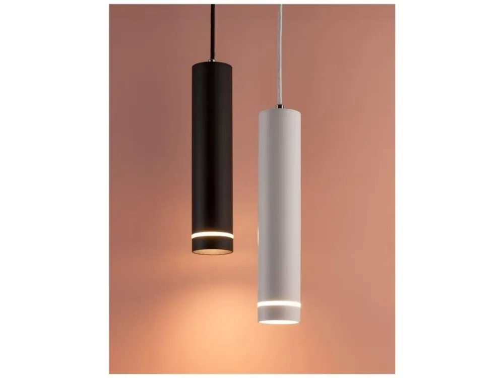 Značkový Závěsné svítidlo ESCA černý hliník a akryl GU10 1x10W IP20 220-240V bez žárovky - NOVA LUCE