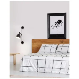 Objednat Nyní Nástěnné svítidlo VIRGO černá a mosazný kov E27 1x12W 230V IP20 bez žárovky - NOVA LUCE