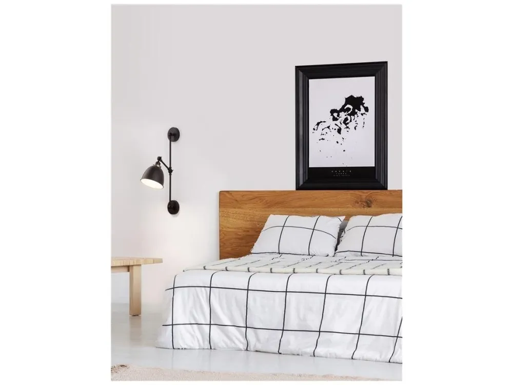 Objednat Nyní Nástěnné svítidlo VIRGO černá a mosazný kov E27 1x12W 230V IP20 bez žárovky - NOVA LUCE