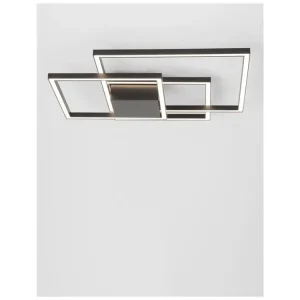 Rychlé Dodání Stropní svítidlo BILBAO matný černý hliník a akryl LED 42W 230V 3000K IP20 stmívatelné - NOVA LUCE