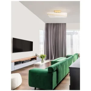 Sleva Stropní svítidlo JERTUNA zlatý hliník a akryl LED 33W 230V 3000K IP20 - NOVA LUCE
