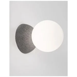 Nástěnné svítidlo ZERO šedý beton a opálové sklo G9 1x5W IP20 220-240V bez žárovky - NOVA LUCE Rychlé Dodání
