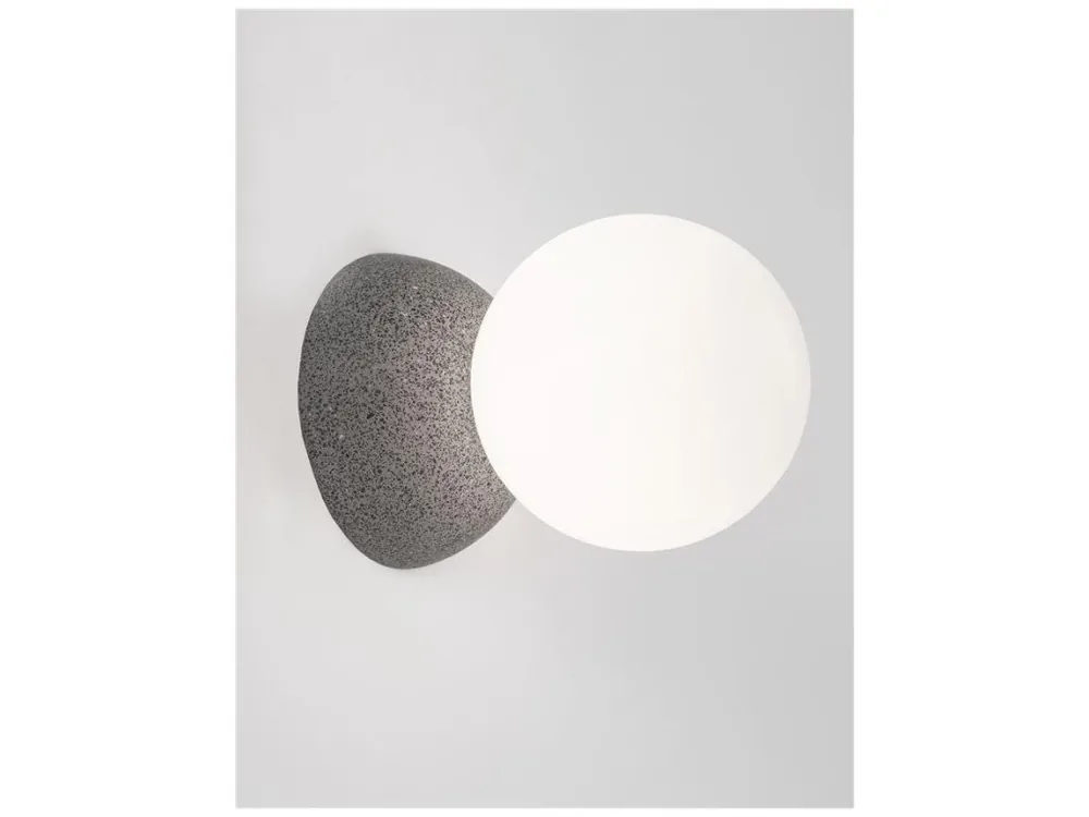 Nástěnné svítidlo ZERO šedý beton a opálové sklo G9 1x5W IP20 220-240V bez žárovky - NOVA LUCE Rychlé Dodání