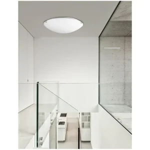 Stropní svítidlo ANCO matné bílé sklo chromovaný kov E27 2x12W - NOVA LUCE Novinka