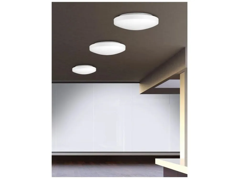 Stropní svítidlo IVI stropní svítidlo IP44 bílé opálové sklo E27 1x12W - NOVA LUCE Sezónní Sleva