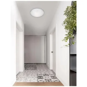 Stropní svítidlo SHELL bílá a čiré strukturované sklo E27 2x12W - NOVA LUCE Kup Teď