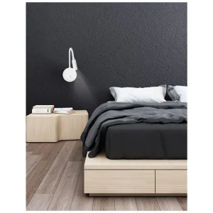 Koupit Online Bodové svítidlo JACO bílý hliník LED 3W 3200K nastavitelné vypínač na těle - NOVA LUCE