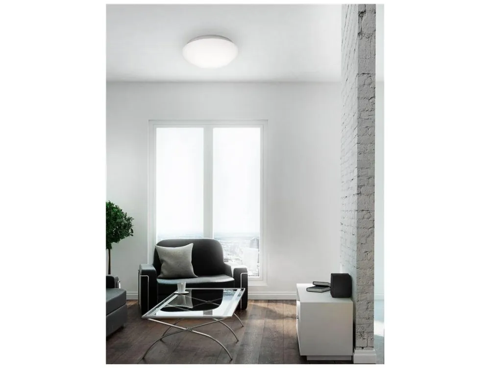Přímo Od Výrobce Stropní svítidlo BREST stropní svítidlo bílé opálové sklo a kov E27 2x12W - NOVA LUCE