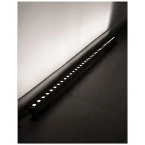 WALL WASHER nikl satén hliník a sklo LED Chip Philips 15W 3000K DC24V 30st. IP67 - NOVA LUCE Top Prodej