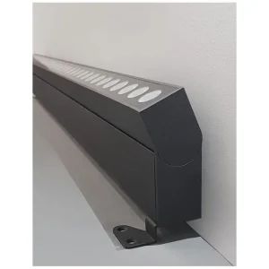 WALL WASHER černý hliník a sklo LED Chip Cree 48W 3000K DC24V nastavitelné 30st. IP67 Max Power 300W - NOVA LUCE Nová Kolekce