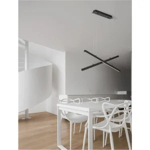 Sezónní Sleva Závěsné svítidlo X-LINE černý hliník a akryl LED 40W 230V IP20 3000K stmívatelné - NOVA LUCE