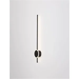 Nakupujte Hned Nástěnné svítidlo CLOCK LED černý hliník 3000K 16+6W - NOVA LUCE