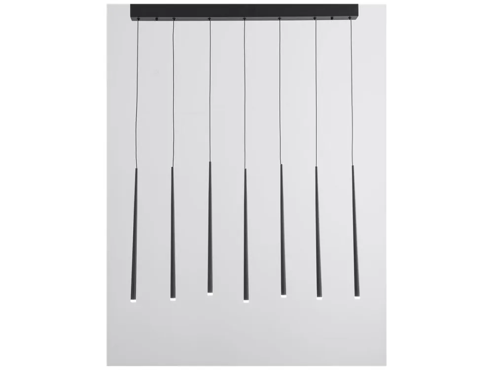 Akce Závěsné svítidlo GIONO černý hliník a akryl LED 7x3W 230V 3000K IP20 - NOVA LUCE