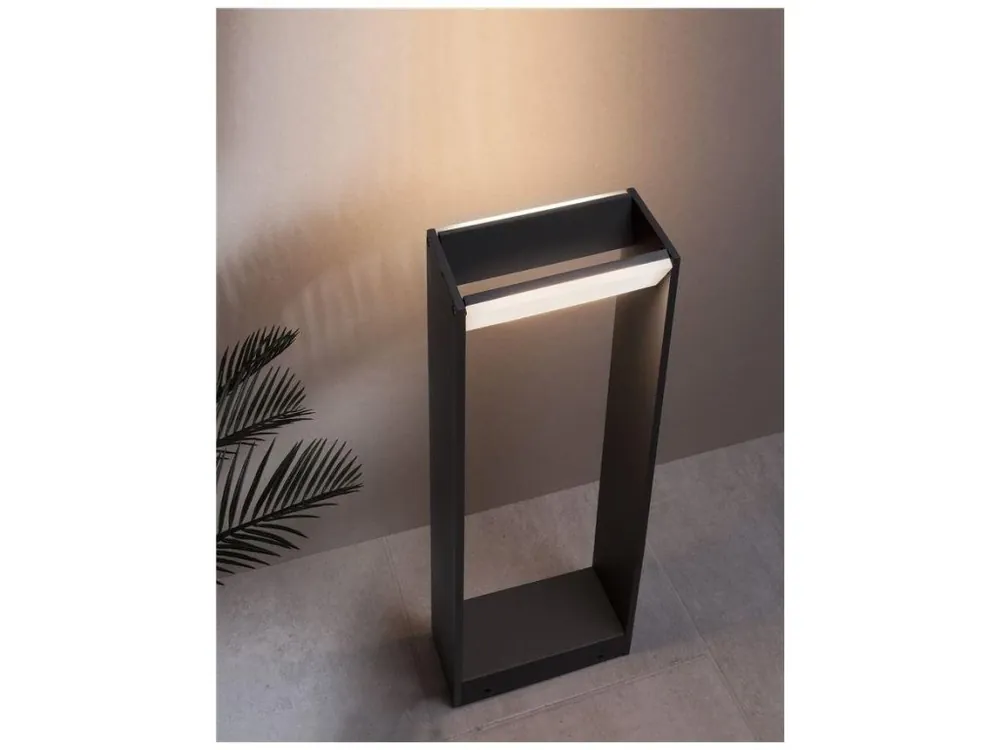 Koupit Online Venkovní sloupkové svítidlo TWIN tmavě šedý hliník akrylový difuzor LED 2x5W 3000K 220-240V rotační 0-90st. IP54 - NOVA LUCE