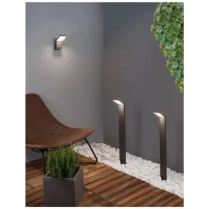 Venkovní sloupkové svítidlo PARK hliník tmavě šedá akrylový difuzor LED 6W 3000K 220-240V 120st. IP54 AC vč. driveru - NOVA LUCE Poslední Šance