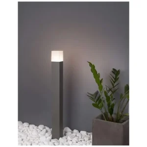 Venkovní sloupkové svítidlo STICK tmavě šedý hliník bílý akryl E27 1x12W 220-240V IP54 bez žárovky - NOVA LUCE Přímo Od Výrobce