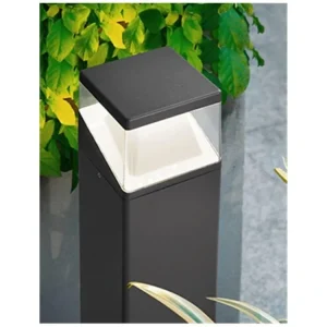 Objednat Nyní Venkovní sloupkové svítidlo LOCK hliník tmavě šedá bílý a čirý akrylový difuzor LED 12W 220-240V 45st. IP54 3000K nebo 4000K - NOVA LUCE