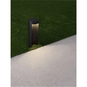 Nízká Cena Venkovní sloupkové svítidlo TIEN černý hliník a čiré sklo LED 8.5W 3000K 200-240V 55st. IP54 - NOVA LUCE