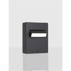 Nízká Cena Venkovní sloupkové svítidlo ZELDA černý hliník a akrylový difuzor proti oslnění LED 6W 3000K 100-240V IP65 - NOVA LUCE