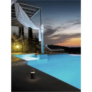 Venkovní sloupkové svítidlo TALA černý hliník a akryl LED 12W 3000K 100-240V 180st. IP54 - NOVA LUCE Sleva