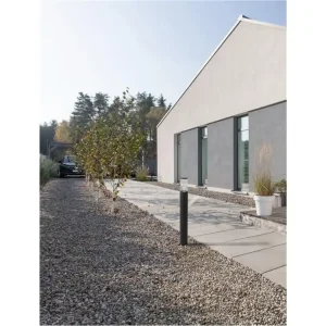 Venkovní sloupkové svítidlo ZOSIA tmavě šedý hliník a čirý akrylový difuzor E27 1x12W 220-240V bez žárovky IP65 - NOVA LUCE Odeslání Ihned