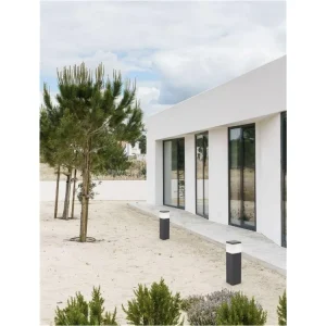 Top Prodej Venkovní sloupkové svítidlo FERRON tmavě šedý hliník a čirý akrylový difuzor E27 1x12W 220-240V bez žárovky IP65 - NOVA LUCE