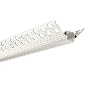 Akční Nabídka Rohový hliníkový profil AS pro sádrokarton, 51x23mm, vč. mléčného difuzoru, 200cm