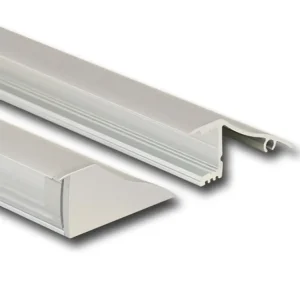 Cenově Výhodný Nástěnný hliníkový profil NT, 18x41 mm, včetně čirého difuzoru, 200cm