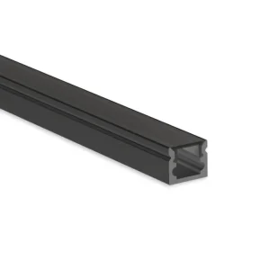 Víkendová Akce Přisazený hliníkový profil PT černý, 10x8 mm, včetně černého difuzoru 200cm