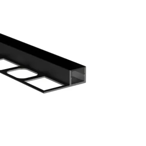 Hliníkový profil pro obklady a dlažbu černý DP 33x11mm včetně černého difuzoru 200cm Horká Nabídka