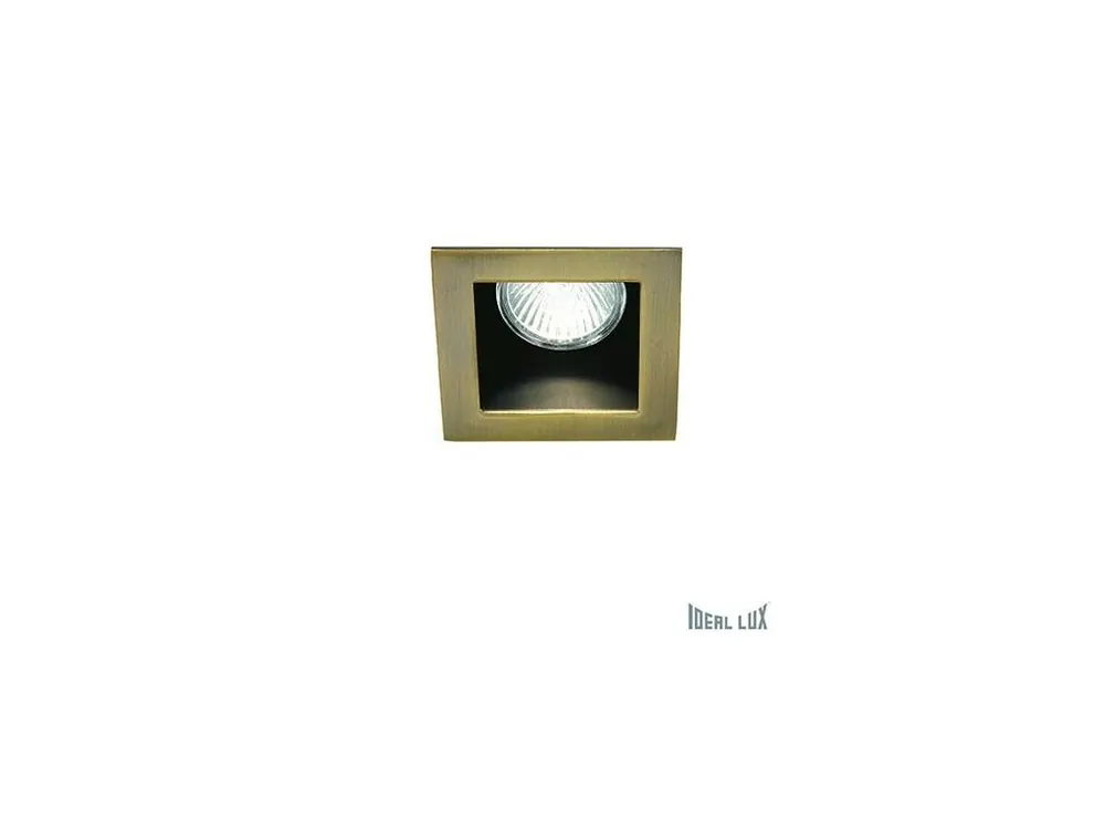 Zápustné svítidlo Ideal Lux Funky FI1 brunito 083247 leštěná mosaz - IDEALLUX Akce