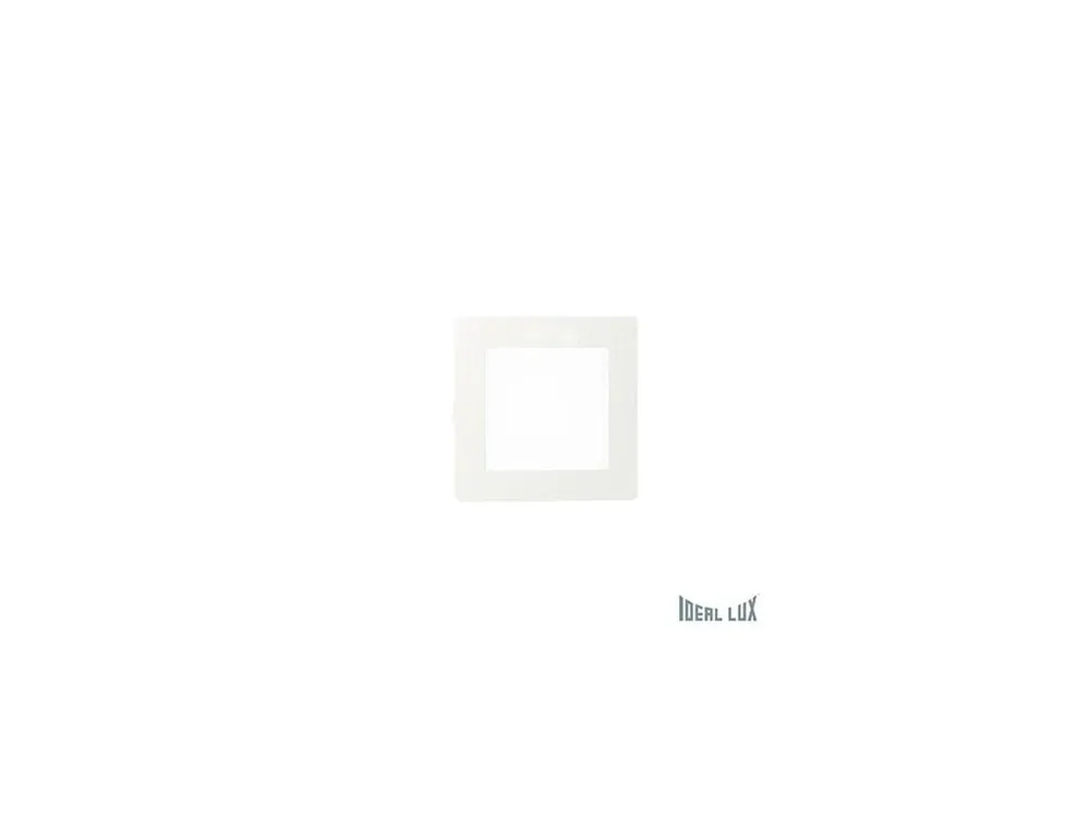 Dokud Zásoby Vydrží LED Zápustné svítidlo Ideal Lux Groove FI1 square 123981 10W 3000K - IDEALLUX