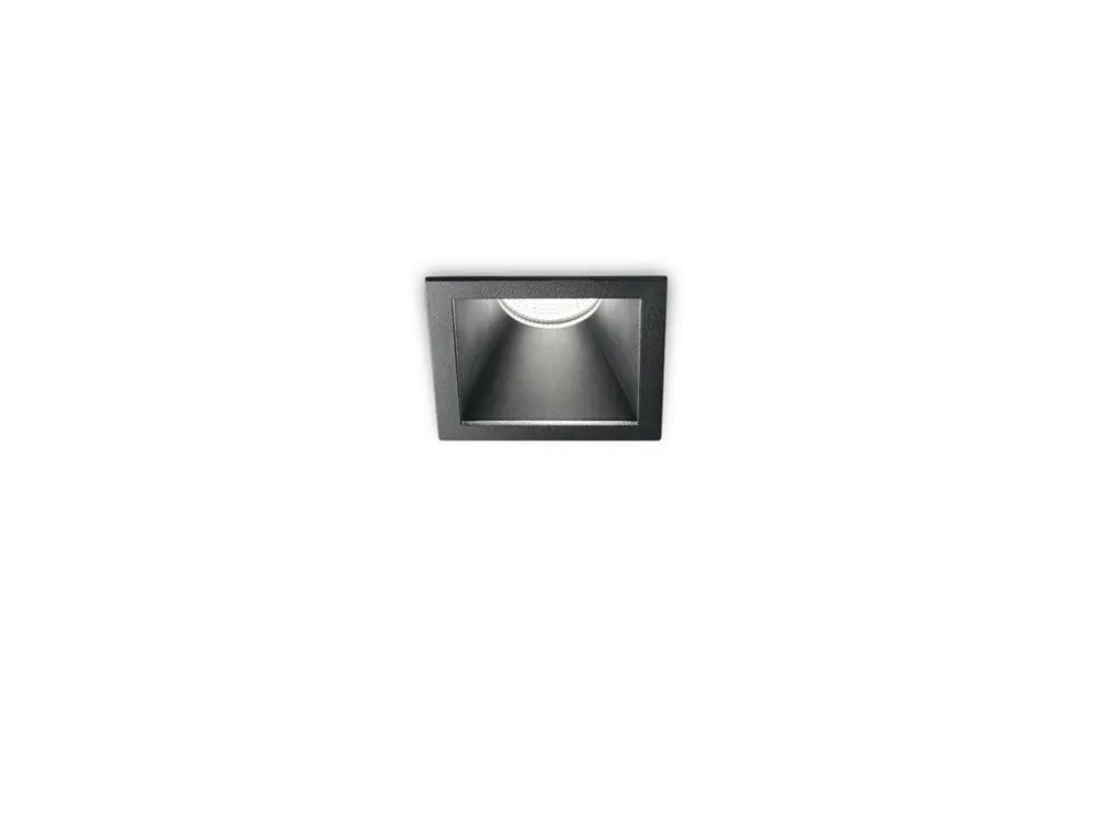 LED Zápustné bodové svítidlo Ideal Lux Game Square Black Black 192383 11W 850lm 3000K IP20 hranaté černé - IDEALLUX Cenově Výhodný