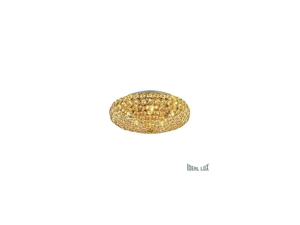 Stropní a nástěnné svítidlo Ideal Lux King PL5 oro 073187 - IDEALLUX Nejlepší Volba