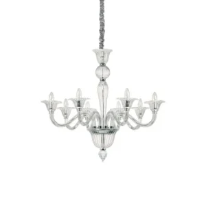 Bezpečná Platba BRIGITTA SP8 TRASPARENTE - IDEALLUX