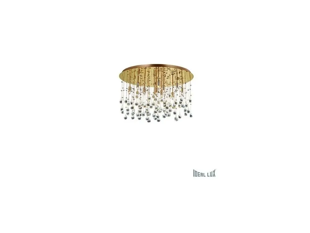 Stropní svítidlo Ideal Lux Moonlight PL12 oro 082783 zlaté 60cm - IDEALLUX Poslední Šance