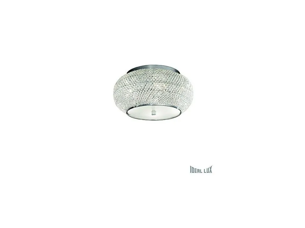 Zlevněný Stropní svítidlo Ideal Lux Pashá PL6 cromo 100784 chromové - IDEALLUX