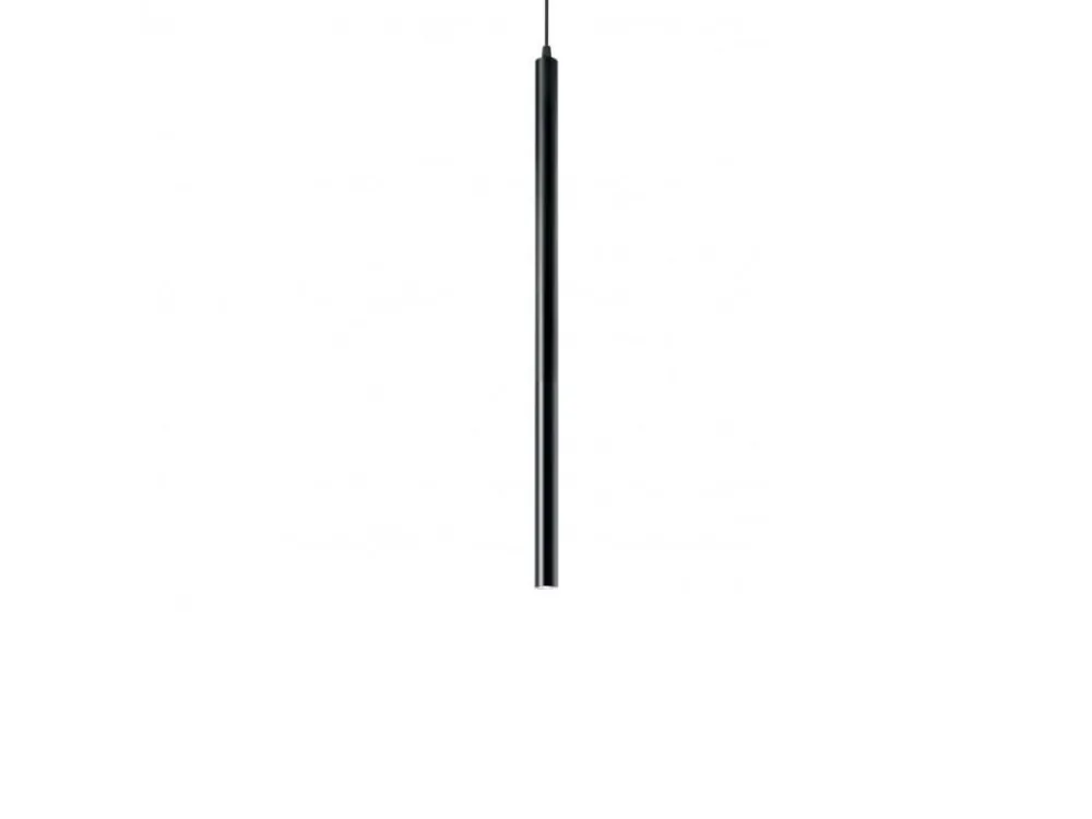 Horká Nabídka LED Závěsné svítidlo Ideal Lux Ultrathin SP1 small nero 156699 černé 40cm - IDEALLUX