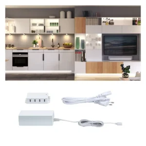Nábytkové svítidlo Clever Connect trafo max. 36W 12V DC včetně 8-násobného rozbočovače bílá - PAULMANN Nejprodávanější