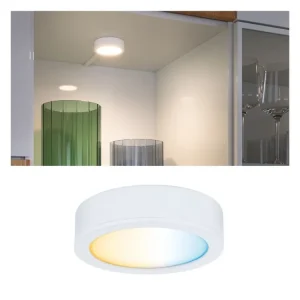 Nábytkové svítidlo Clever Connect spot Disc bílá mat 12V 2,1W měnitelná bílá 2.700-6.500K - PAULMANN Akční Nabídka