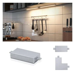 Nábytkové svítidlo Clever Connect liniová spojka Barre matný chrom 12V - PAULMANN Kup Teď