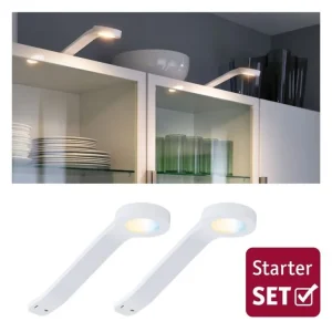 Nábytkové svítidlo Clever Connect startovací sada Mike bílá mat 12V 2x2W měnitelná bílá 2.700-6.500K - PAULMANN Poslední Šance